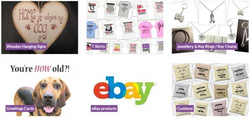 Items in our fundraising store