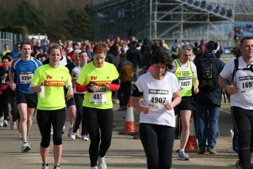 You could raise money for an animal charity by taking part in the Half Marathon, Silverstone