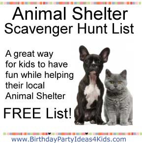 Scavenger Hunt Fundraisers For Animal Rescue Shelters