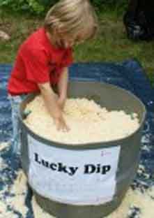 A Lucky Dip / Bran Tub Stall That Is Fundraising For Charity