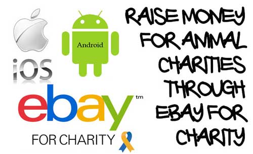 Help animal charities: buy or sell items on eBay For Charity