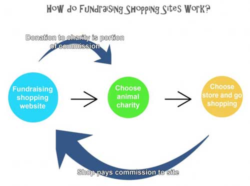 How Fundraising Shopping Sites Work