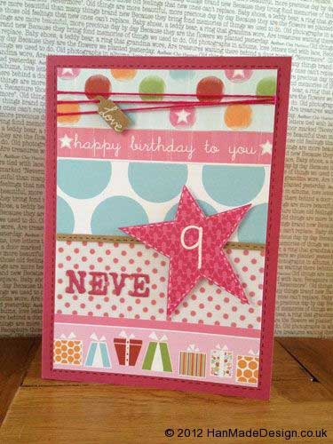Use pieces of old greetings cards or wrapping paper to cover the background
